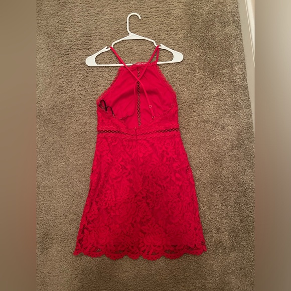 Forever 21 Red Cutout Dress - Picture 3 of 7